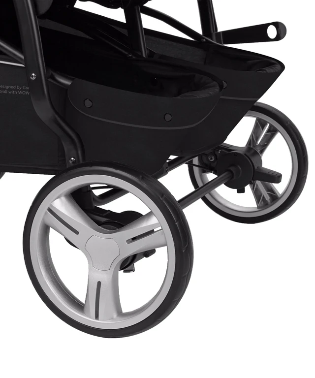 Дитячий візочок для двійні CARRELLO Connect CRL-5502 Rock Gray